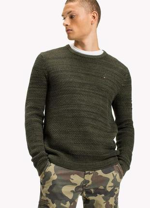 Светр tommy hilfiger crew neck knitted sweater