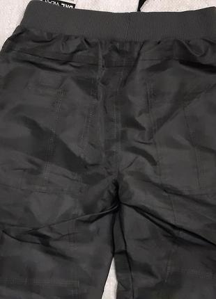 Джеггинсы карго bklwear германия штаны непромокаемая плащовка на подкладке на 10 лет8 фото