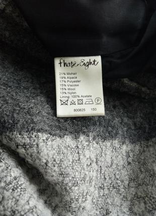 Стильная утепленная мини юбка из ткани букле с содержанием шерсти7 фото