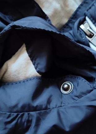 Курточка демисезонная куртка с капюшоном на подкладке ветровка на мальчика 12 13 лет 158см5 фото