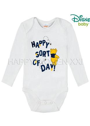 1-2 года бодик disney длинный рукав детский боди герои дисней медведь винни пух