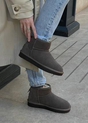 ❄️ugg ultra mini dark brown❄️угги женские, уггі жіночі, жіночі угги