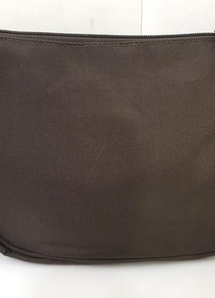 Акуратна фірмова нейлонова сумка crossbody bogner красивого шоколадного кольору4 фото