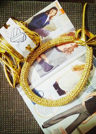 Колье золотое