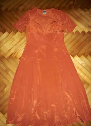 Шелковое платье от laura ashley! p.-381 фото