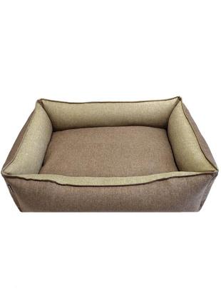 Лежак 60×50×20 см лежанка для спальні місце тварин собак і кішок знімний чохол з бортами3 фото