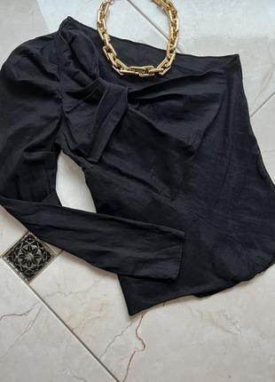 Zara ассиметричная блуза4 фото