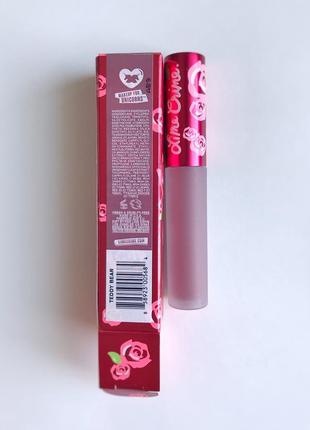 Рідка матова стійка помада lime crime velvetines відтінок teddy bear.нова.оригінал📦є відправка новою поштою2 фото