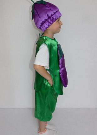 Карнавальный костюм баклажан, размеры на рост 100 - 1202 фото