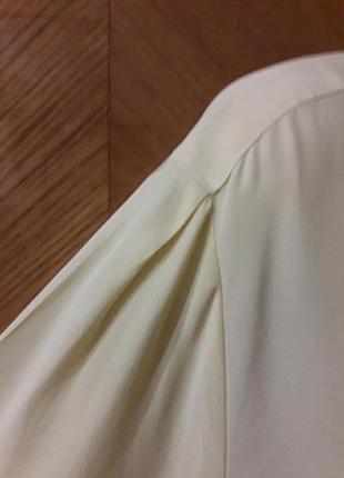 100% шовк вінтажна  стильна  блуза  сорочка  р. 44/ 46 від lady van laack8 фото