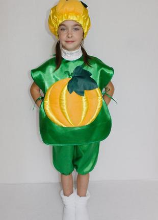 Карнавальный костюм тыква №1, размеры на рост 100 - 120