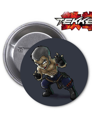 Значок badge game гра tekken залізний кулак