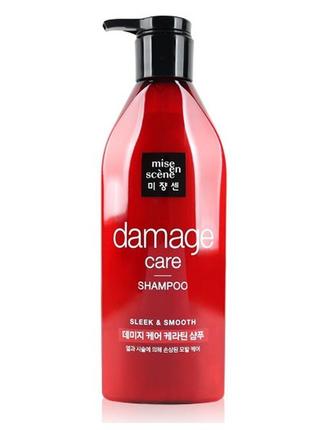 Восстанавливающий шампунь mise en scene damage care shampoo1 фото