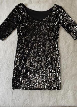 Нова вечірня чорна міні сукня esmara by heidi klum2 фото