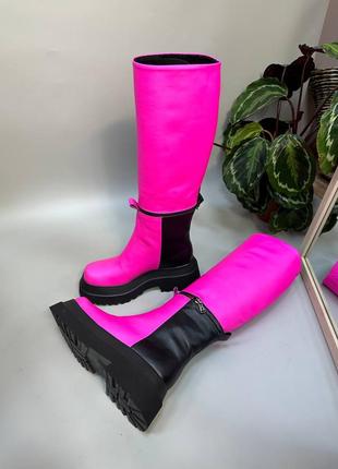 Эксклюзив! трансформери 2в1 сапоги и ботинки кожаные цвет по выбору