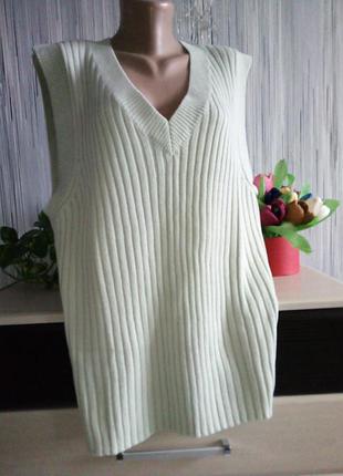 Жилетка светр в рубчик 5