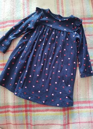 Плаття платье сукня на дівчинку в сердечка carter's