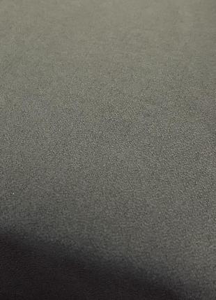 Блуза рубашка фрак черный текстурный шифон с разрезом, 42/40/8 (4152)5 фото