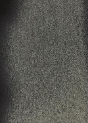 Блуза рубашка фрак черный текстурный шифон с разрезом, 42/40/8 (4152)6 фото