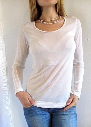 Mexx!! нежная полупрозрачная кофточка натурального состава