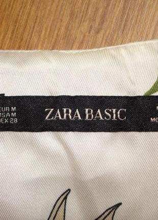 Блуза c цветочным принтом, zara, р.м3 фото