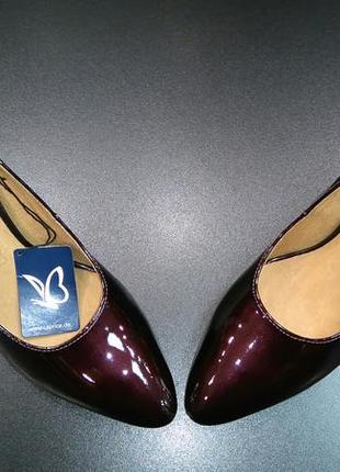 Комфортные туфли-лодочки из натуральной кожи немецкого бренда caprice5 фото