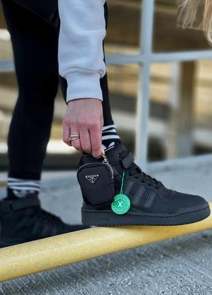 Кроссовки женские p*rada x adidas forum low re-nylon