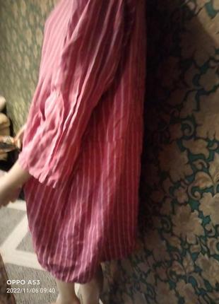 Сукня туніка льон2 фото