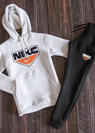 Зимний мужской спортивный трикотажный костюм nike1 фото