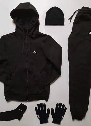 4в1 🎁 зимний мужской спортивный трикотажный костюм nike air jordan