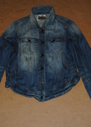 River island куртка джинсовая джинсовка ривер стильная
