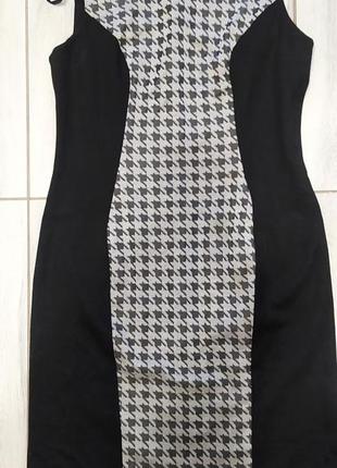 Платье с рисунком "гусинная лапка" (f&f)