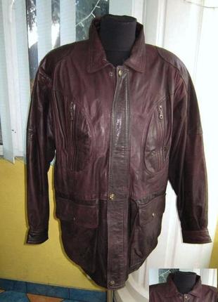 Велика оригінальна шкіряна чоловіча куртка echtes leder. лот 286
