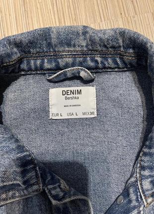 Джинсова куртка bershka l5 фото