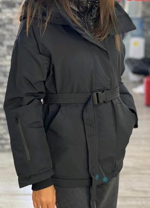 Куртка зимова єврозима куртка на синтепоні сінтапоні довга куртка