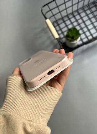 Чохол на iphone 14 з захищеним низом silicone case чохол для айфон з закритим низом2 фото