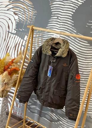 Стильная куртка, р. l,xl, плащевка на синтепоне, коричневый4 фото