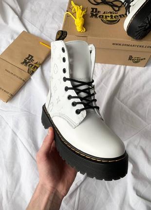 Жіночі ботінки dr. martens  женские ботинки мартенс зимние2 фото