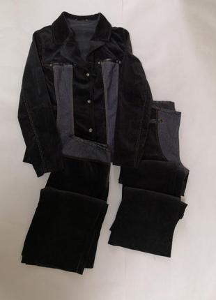 Костюм - трійка: піджак, штани, спідниця, розмір 441 фото