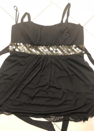 Блуза большого размера нарядная р 22