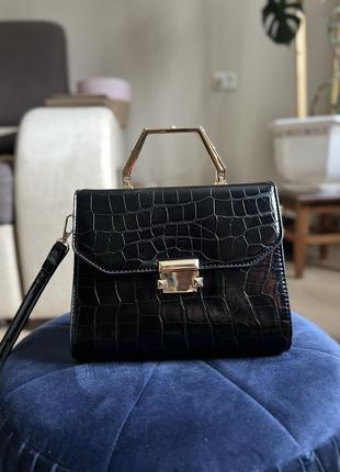 Сумка , сумка з ручками , чорна сумка