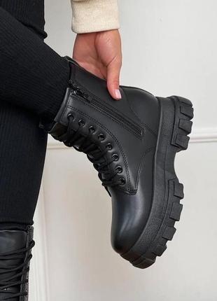 Зимові черевики від tm stilli чорні жіночі3 фото