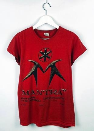 Bring me the horizon mantra офф мерч рок rock жіноча футболка