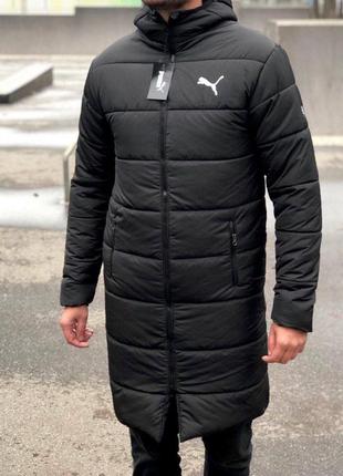 Подовжена зимова куртка puma9 фото