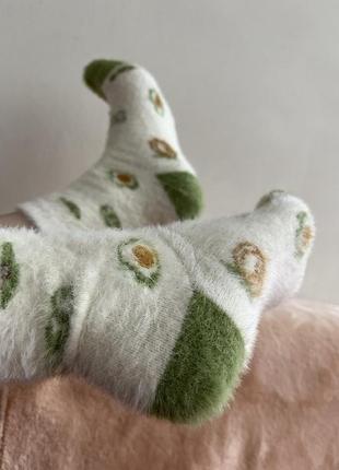 Шкарпетки ангора авокадо теплі в асортименті