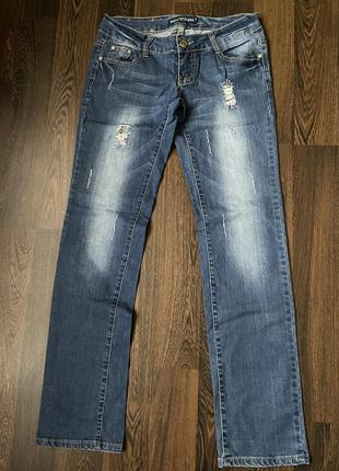 Прямые джинсы miss jeans, shein1 фото