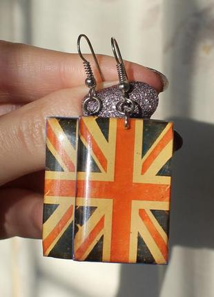 Сережки "туманний альбіон"