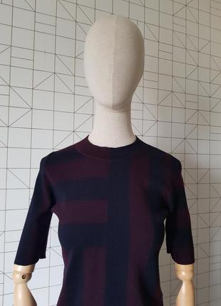 Качественный шерстяной свитер cos оригинал, шерстяной полосатый топ cos, джемпер3 фото