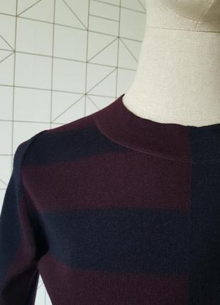 Качественный шерстяной свитер cos оригинал, шерстяной полосатый топ cos, джемпер5 фото
