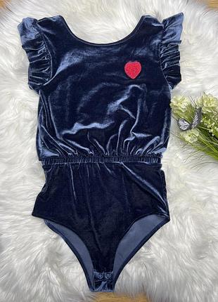 Велюровый боди/боди/комбидрез/боди для танцев/трико m&s